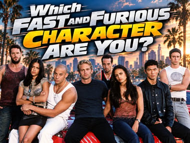 Fast and Furious characters with the quiz title