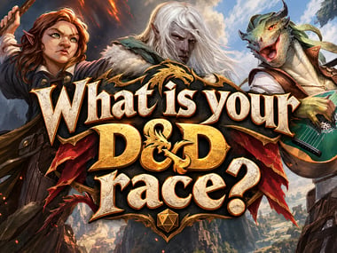 Dungeons and Dragons adventurers with the What is your D&D race quiz title
