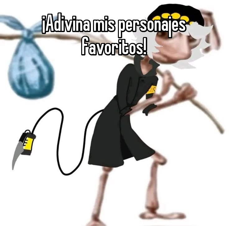 ¡Adivina mis personajes favoritos! 